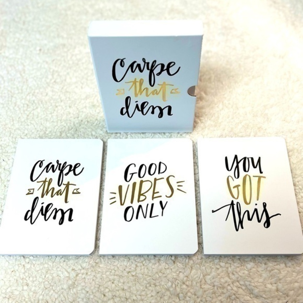 Slant “Carpe That’s Diem” Gift Boxed Mini Journal Set of 3